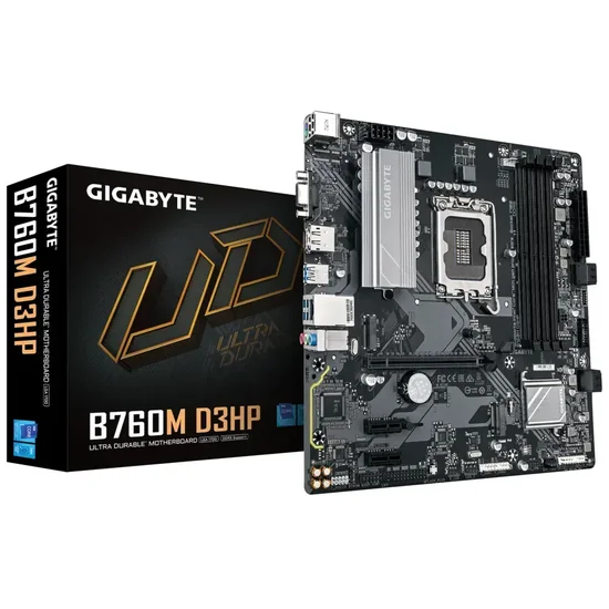 Placa Mãe Gigabyte B760M D3HP Intel Soquete LGA 1700 foto principal