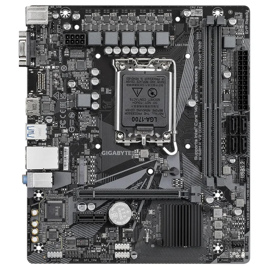 Placa Mãe Gigabyte B760M K V2 DDR4 Intel Soquete LGA 1700 foto 1