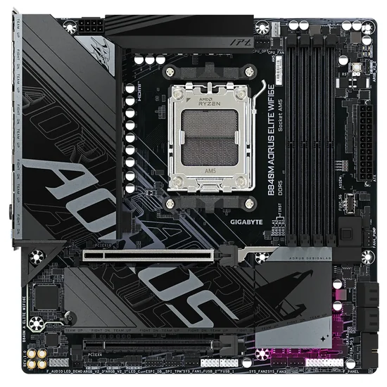Placa Mãe Gigabyte B840M Aorus Elite Wi-Fi 6E AMD Soquete AM5 foto 1