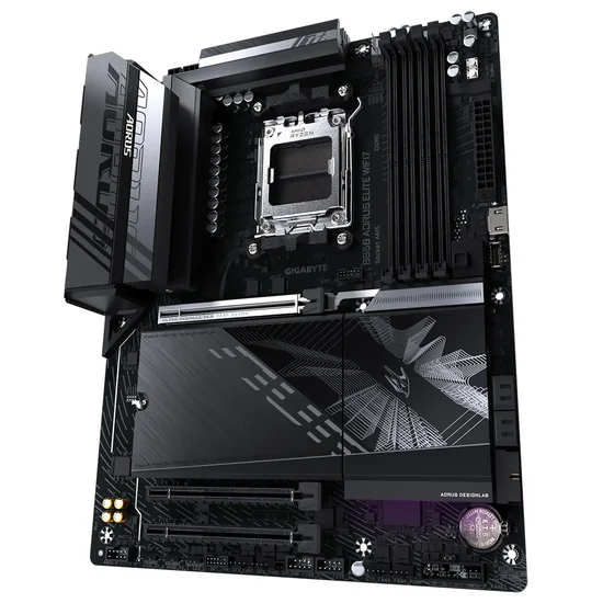Placa Mãe Gigabyte B850 Aorus Elite Wi-Fi 7 AMD Soquete AM5 foto 1