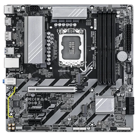 Placa Mãe Gigabyte B860M D3HP Intel Soquete LGA 1851 foto 1