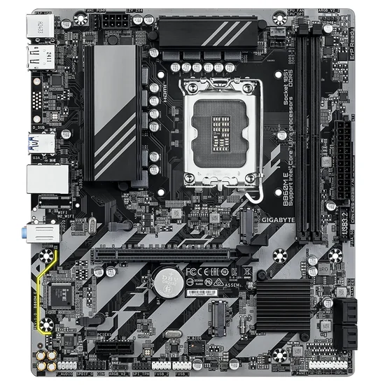 Placa Mãe Gigabyte B860M E Intel Soquete LGA 1851 foto 1