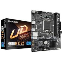 Placa Mãe Gigabyte H610M K V2 Intel Soquete LGA 1700
