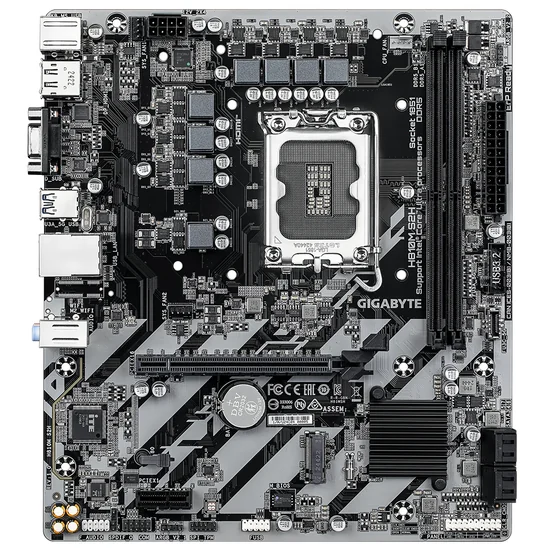Placa Mãe Gigabyte H810M S2H Intel Soquete LGA 1851 foto 1