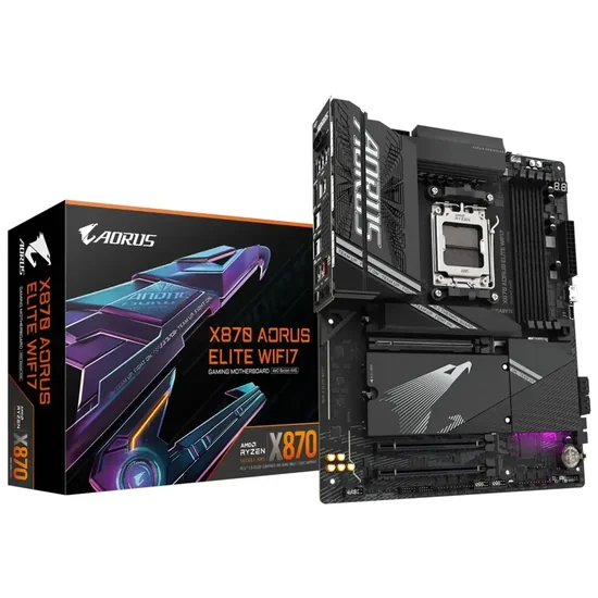 Placa Mãe Gigabyte X870 Aorus Elite WI-FI 7 AMD Soquete AM5 foto principal