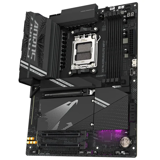 Placa Mãe Gigabyte X870 Aorus Elite WI-FI 7 AMD Soquete AM5 foto 1