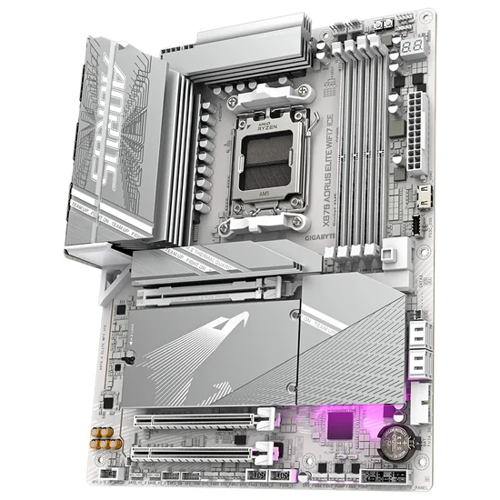 Placa Mãe Gigabyte X870 Aorus Elite WI-FI 7 Ice AMD Soquete AM5 foto 1