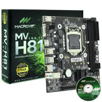 Placa Mãe Macrovip MV-H81 Intel Soquete LGA 1150