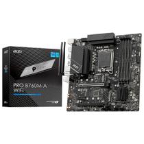 Placa Mãe MSI Pro B760M-A Wi-Fi Intel Soquete LGA 1700 foto principal