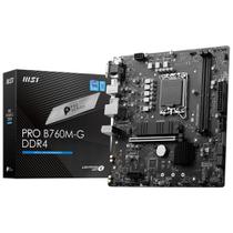 Placa Mãe MSI Pro B760M-G DDR4 Intel Soquete LGA 1700