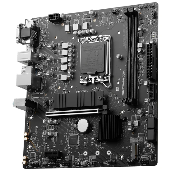 Placa Mãe MSI Pro B760M-G Intel Soquete LGA 1700 foto 1