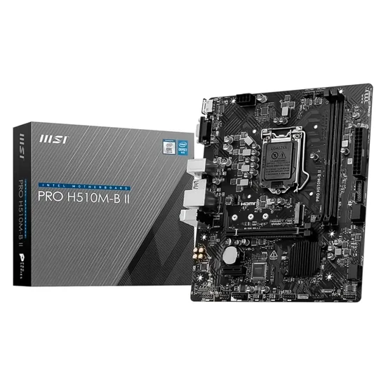 Placa Mãe MSI Pro H510M-B II Intel Soquete LGA 1200