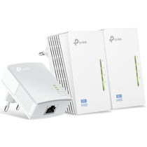 Repetidor de Sinal TP-Link AV600 Powerline TL-WPA4220 TKIT (3-Pack) 300MBPS