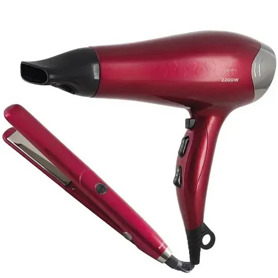Secador de Cabelo Britania PKT3250 Cherry Bivolt + Chapinha