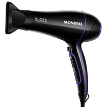 Secador de Cabelo Mondial Black Purple SCN-01 110V