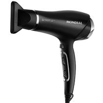 Secador de Cabelo Mondial Chrome Black SCN-04 220V