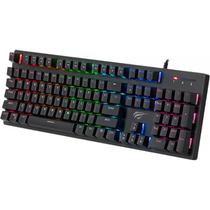 Teclado Havit KB858L RGB USB foto 1