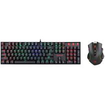 Teclado Redragon Essentials K551RGB-BA USB Com Mouse