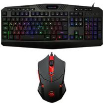 Teclado Redragon Essentials S101-3 USB Com Mouse