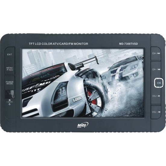 Tela DVD Automotivo Midi MD-7308 TV Painel 7.0