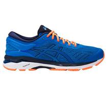 Tênis Asics Gel Kayano 24 Azul/Laranja Masculino