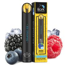 Vaper Descartable BLVK Ello Bluerazz Ice 3500 Puffs foto 1