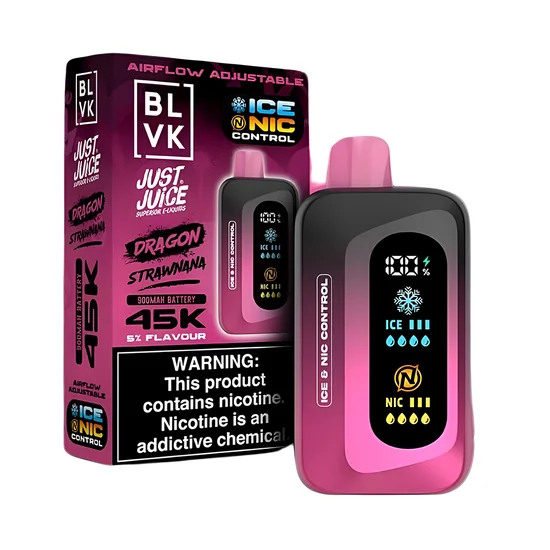 Pod Descartable BLVK Just Juice Dragon Strawnana 45K Puffs