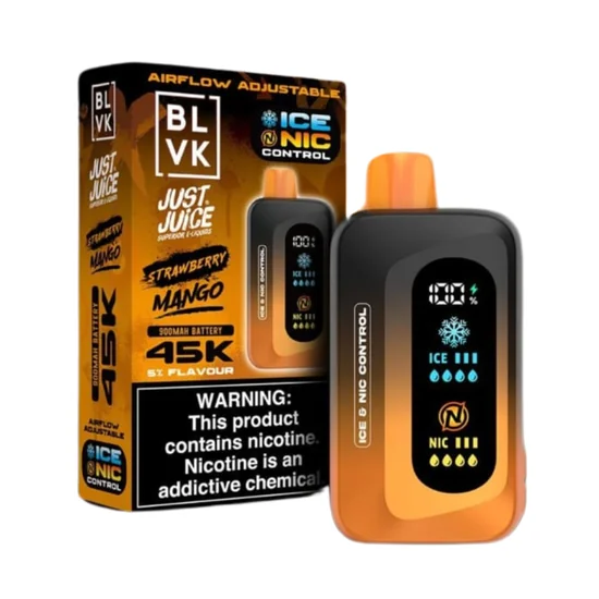 Pod Descartable BLVK Just Juice Strawberry Mango 45K Puffs