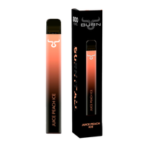 Vaper Descartável Burn Juice Peach Ice 800 Puffs