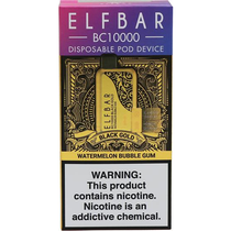 Vaper Descartável Elfbar BC10000 Black Gold Watermelon Bubble Gum 10000 Puffs foto principal