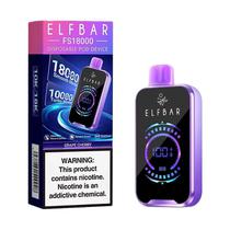 Vaper Descartável Elfbar FS18000 Grape Cherry 18000 Puffs foto principal