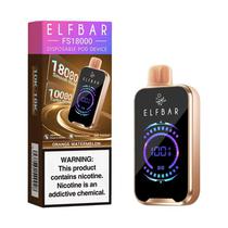 Vaper Descartável Elfbar FS18000 Orange Watermelon 18000 Puffs