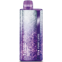 Vaper Descartável Elfbar Funky Lands Ti7000 Blueberry Duo Ice 7000 Puffs