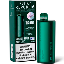 Vaper Descartável Elfbar Funky Republic Ti7000 Passion Fruit Kiwi Lime 7000 Puffs foto principal