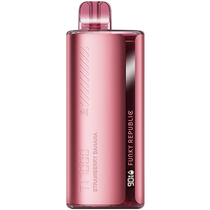 Vaper Descartável Elfbar Funky Republic Ti7000 Strawberry Banana 7000 Puffs foto principal