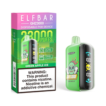 Vaper Descartável Elfbar GH23000 Green Apple Ice 23000 Puffs foto principal