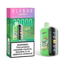 Vaper Descartável Elfbar GH23000 Ice Mint 23000 Puffs