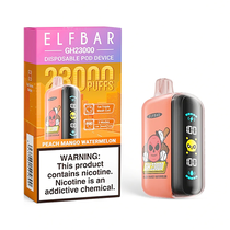 Vaper Descartável Elfbar GH23000 Peach Mango Watermelon 23000 Puffs foto principal