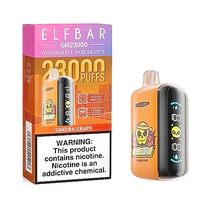 Vaper Descartável Elfbar GH23000 Sakura Grape 23000 Puffs