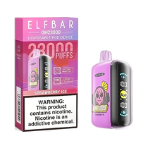 Vaper Descartável Elfbar GH23000 Strawberry Ice 23000 Puffs foto principal