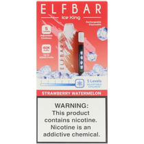 Vaper Descartável Elfbar Ice King 40K Strawberry Watermelon 40000 Puffs