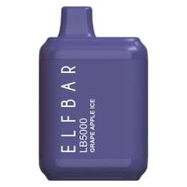 Vaper Descartável Elfbar LB5000 Grape Apple Ice 5000 Puffs