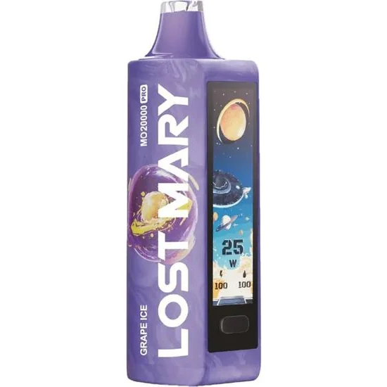 Vaper Descartável Elfbar Lost Mary MO20000 PRO Grape Ice 20000 Puffs