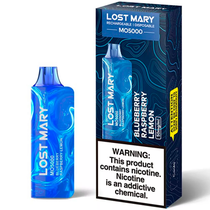 Vaper Descartável Elfbar Lost Mary MO5000 Blueberry Raspberry Lemon 5000 Puffs foto principal