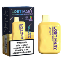 Vaper Descartável Elfbar Lost Mary OS5000 Pineapple Mango 5000 Puffs