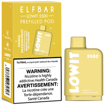 Vaper Descartável Elfbar Lowit Mango Passion Fruit 5500 Puffs