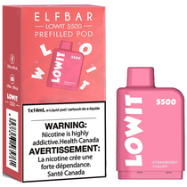 Vaper Descartável Elfbar Lowit Strawberry Yogurt 5500 Puffs foto principal