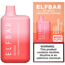 Vaper Descartável Elfbar BC4000 Peach Mango Watermelon 4000 Puffs foto principal