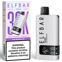 Vaper Descartável Elfbar TE30K Açai Banana Ice 30000 Puffs