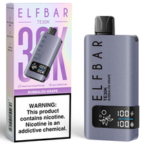 Vaper Descartável Elfbar TE30K Bubbaloo Grape 30000 Puffs foto principal